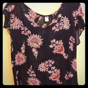 NWOT Old Navy Crepe Blouse Size L